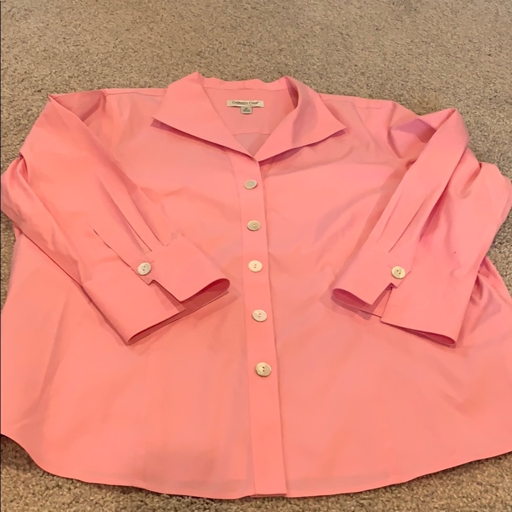 ‼️ CLOSET IS CLOSING Light Pink Button Down